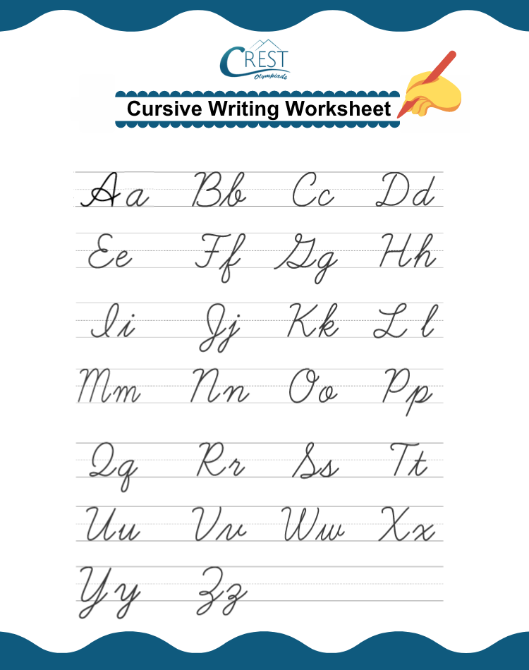 Cursive Letter Worksheet Printable cursive Writing Alphabet Printable Cursive Letter Worksheet Printable cursive Writing Alphabet Printable