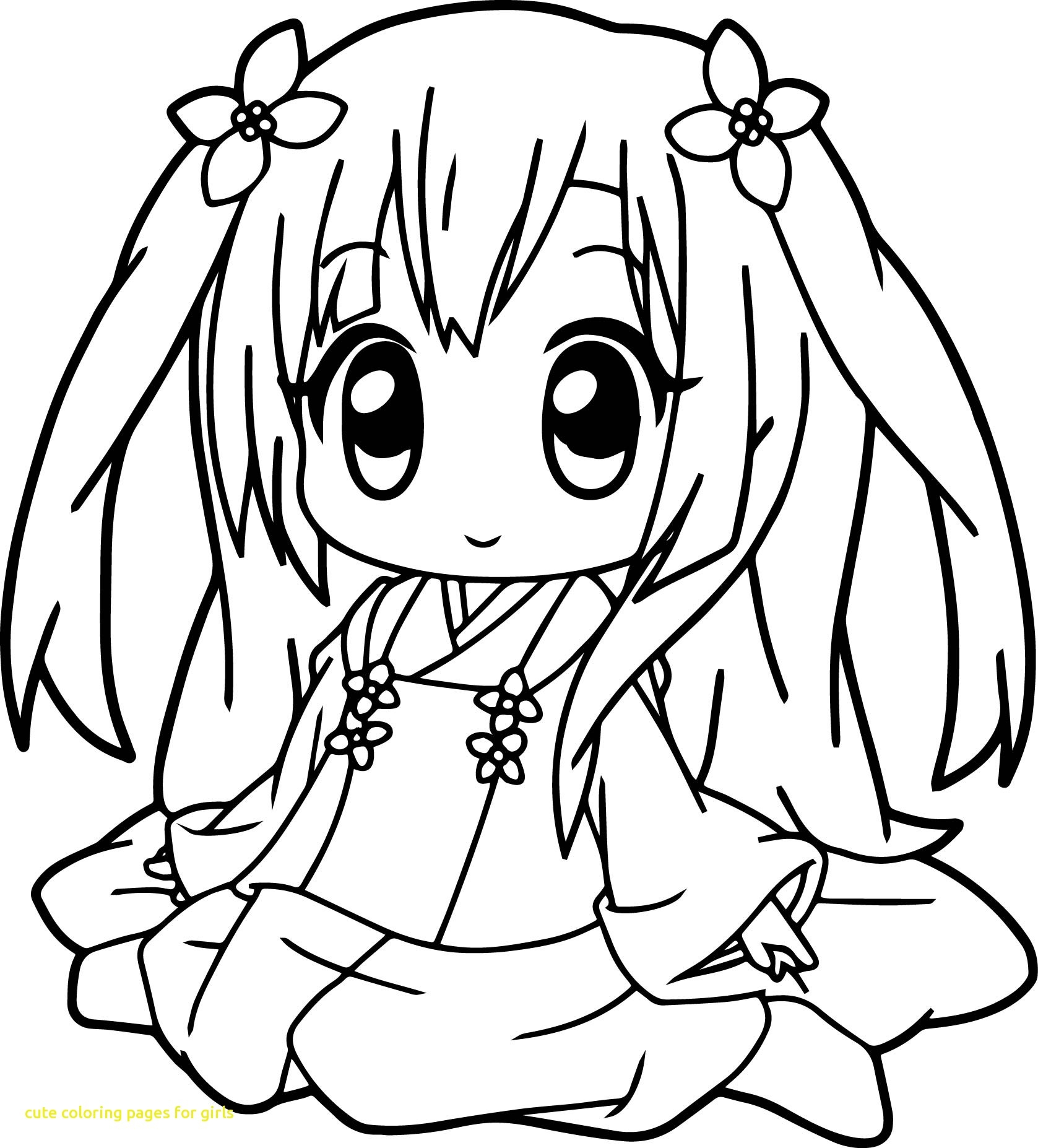 Cute Anime Coloring Pages At GetDrawings Free Download