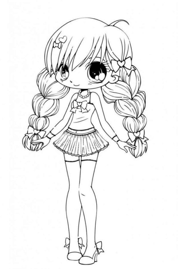 Cute Coloring Pages Of Girls