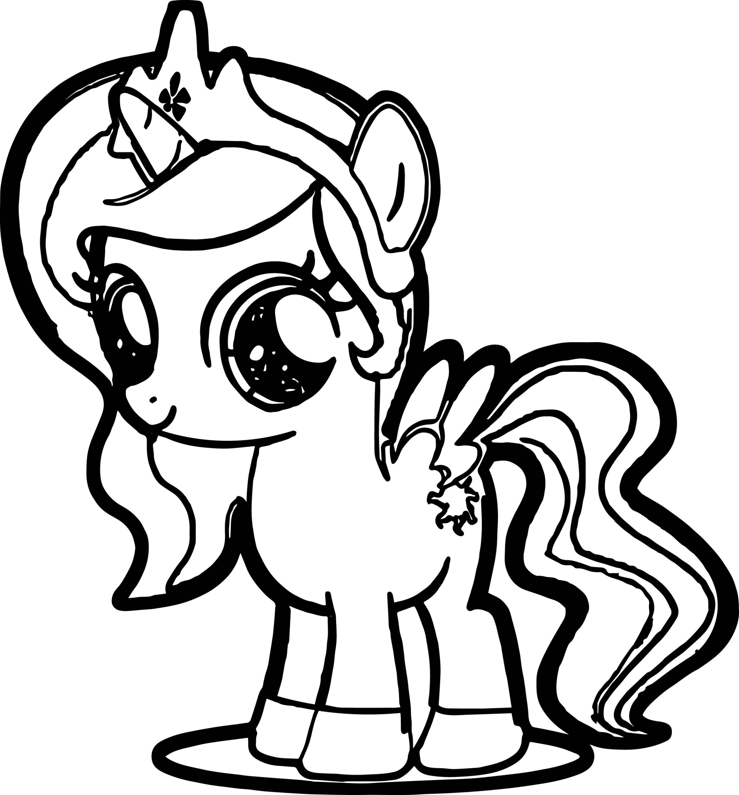 Cute Pony Coloring Pages At GetColorings Free Printable Colorings