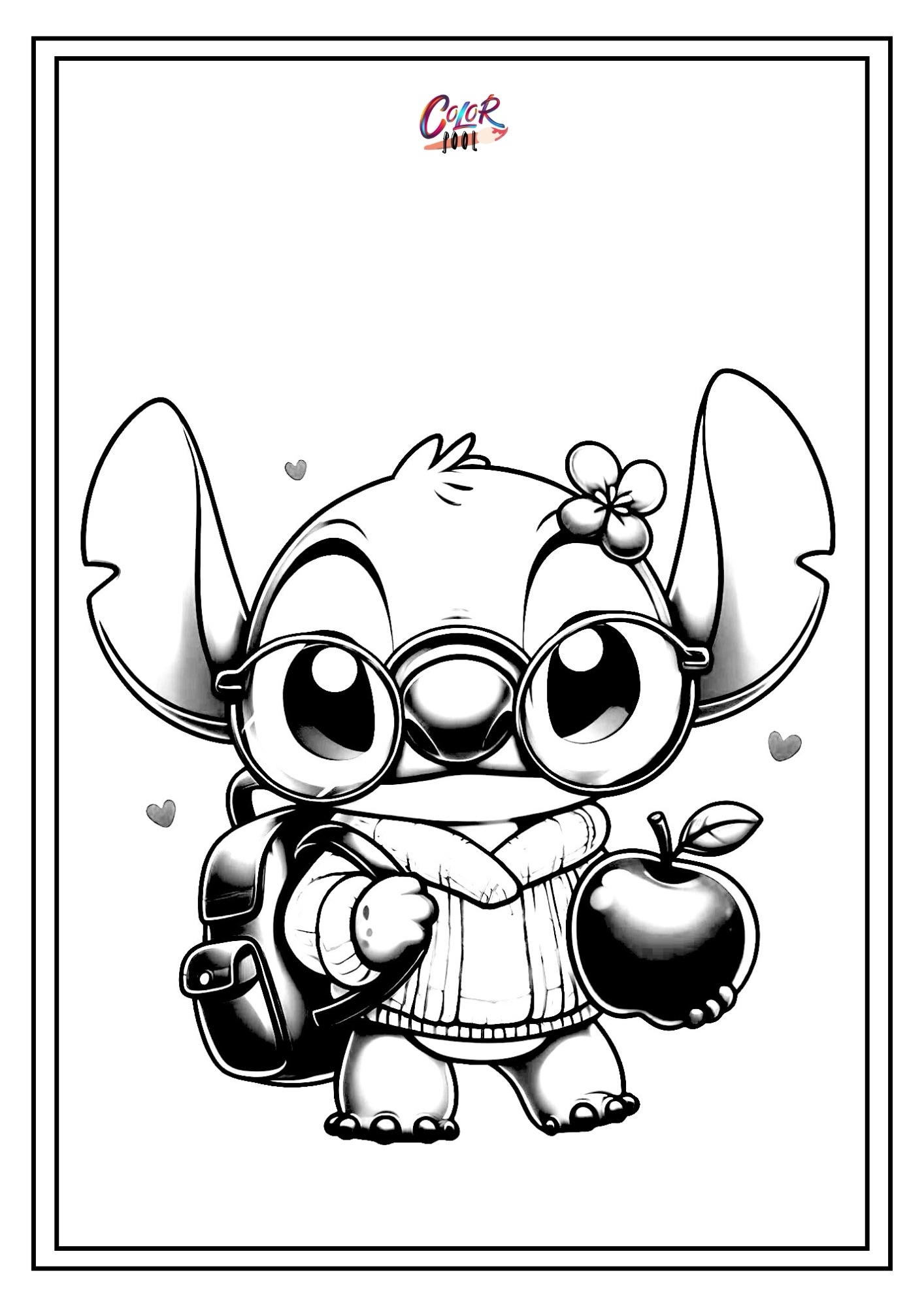 Cute Stitch Coloring Pages