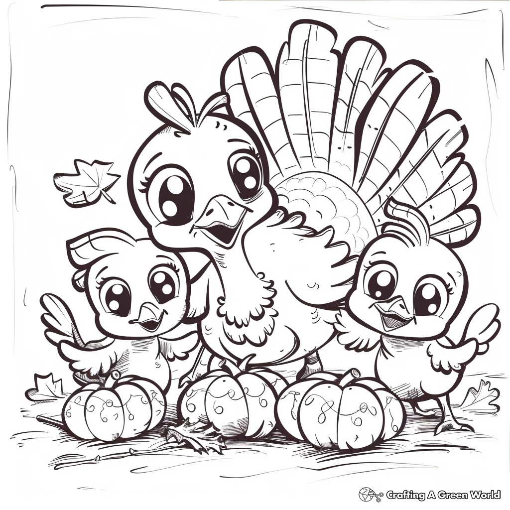 Cute Thanksgiving Turkey Coloring Pages Updated 2021 Sketch Coloring Page Cute Thanksgiving Turkey Coloring Pages Updated 2021 Sketch Coloring Page
