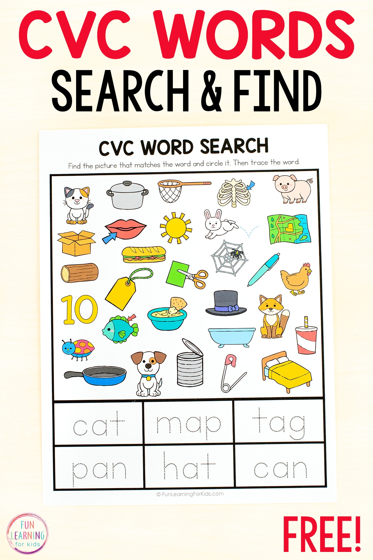 CVC Word Sounds Worksheet Worksheets Library CVC Word Sounds Worksheet Worksheets Library