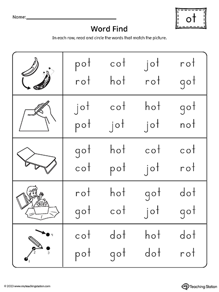cvc word worksheets