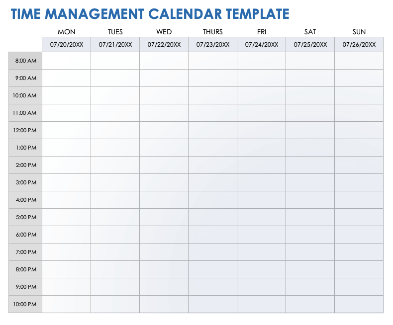 Daily Time Management Worksheet Worksheets Library