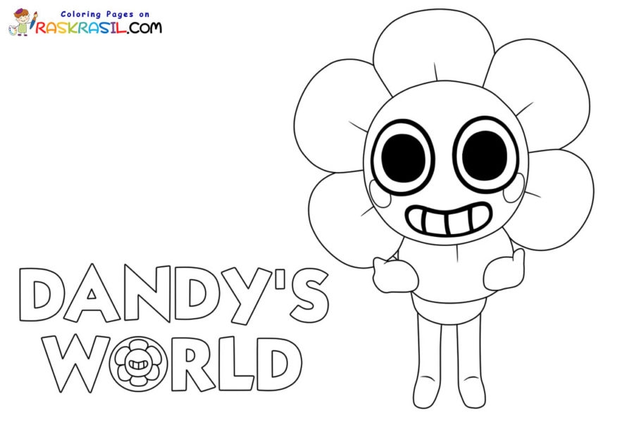 Dandy 39 s World Coloring Pages