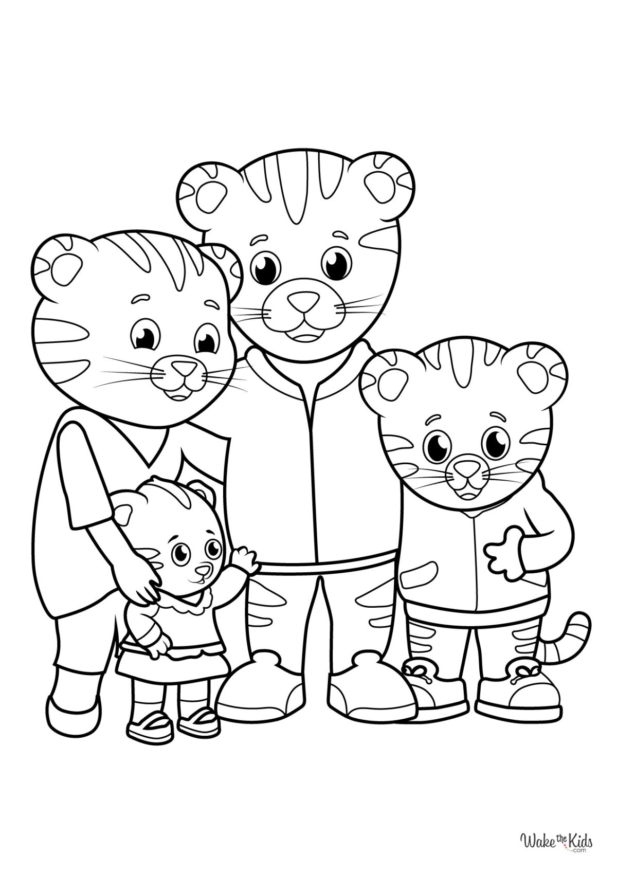 Daniel Tiger 39 s Neighborhood Coloring Pages Free Printable PDFs 