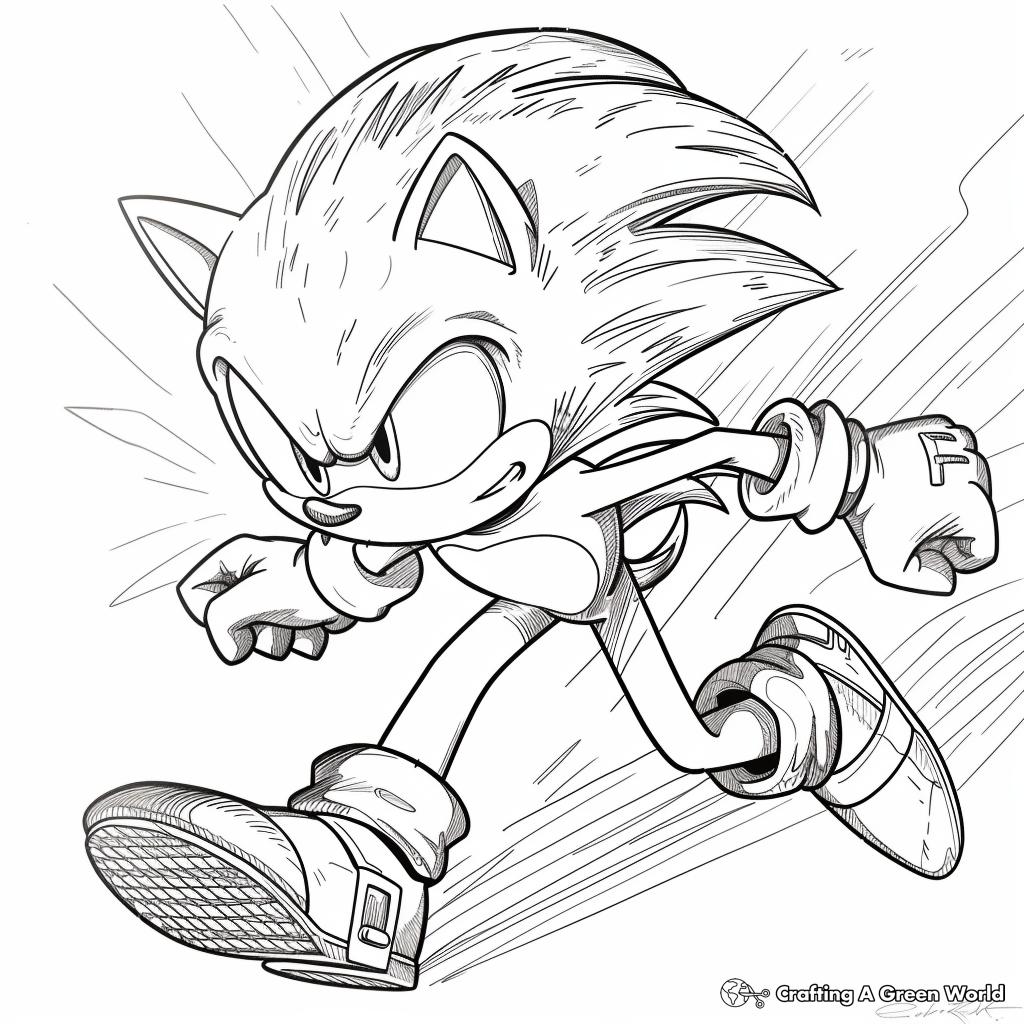 dark sonic coloring pages dark sonic coloring pages