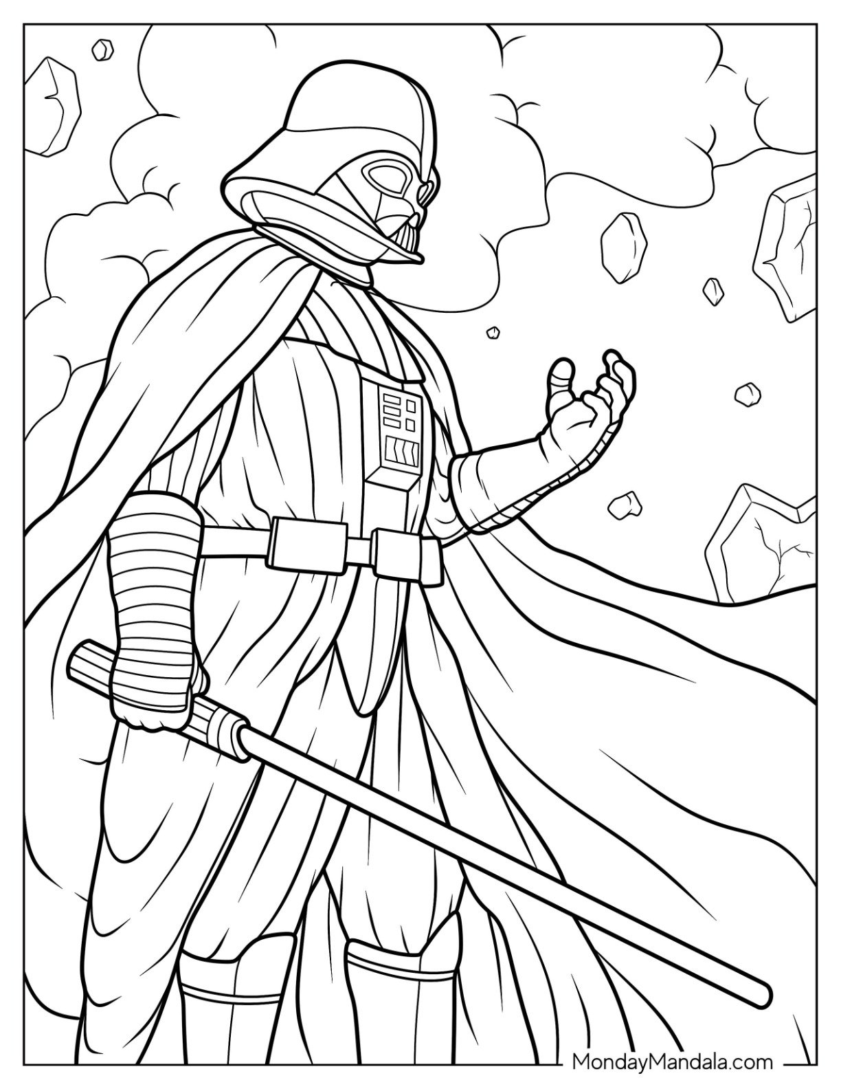 Darth Vader Coloring Page