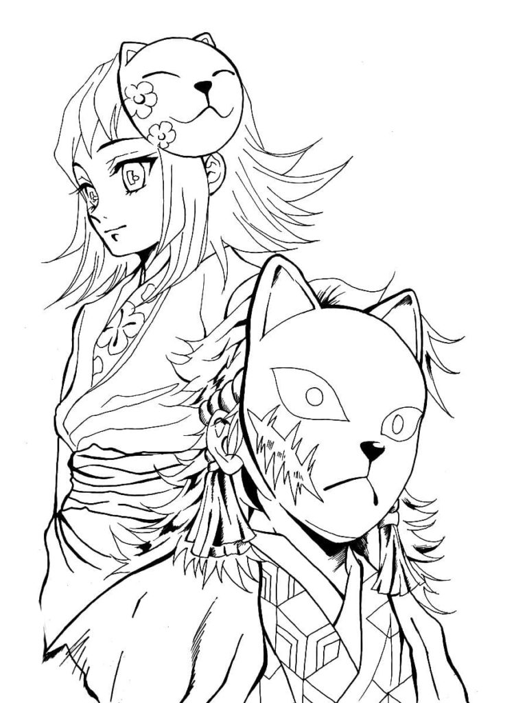 demon slayer coloring pages demon slayer coloring pages