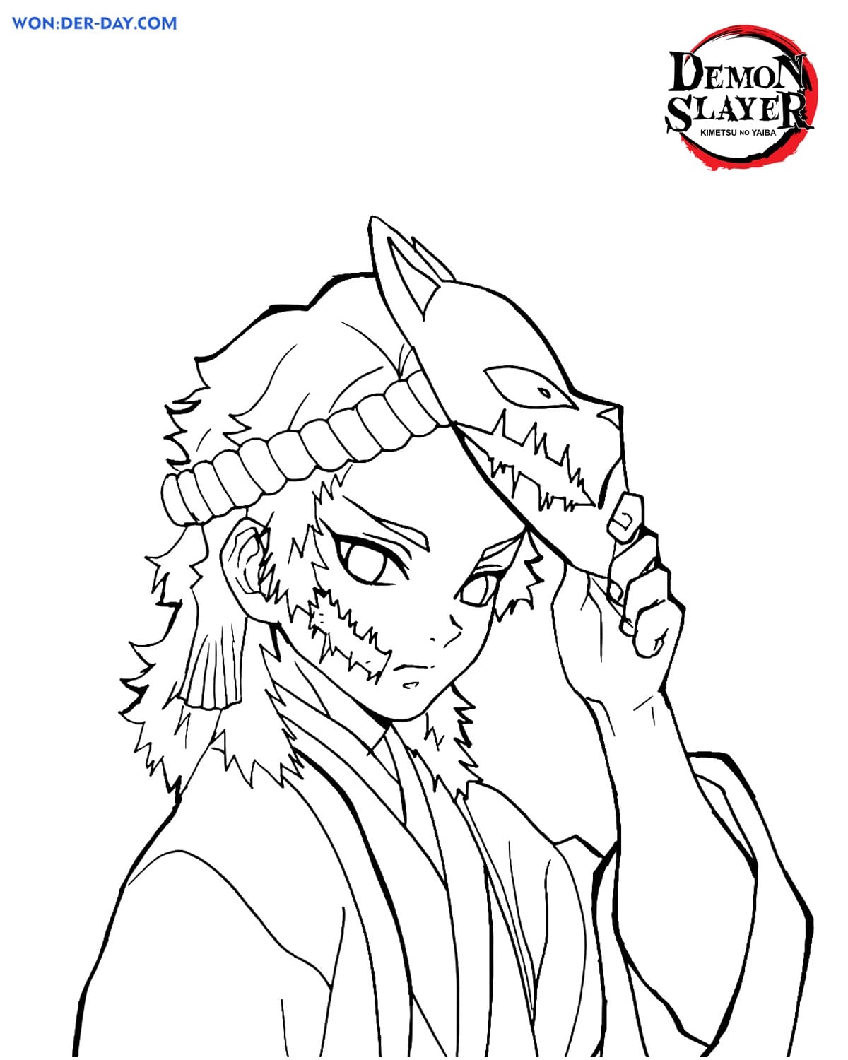 Demon Slayer Coloring Pages Printable Coloring Pages