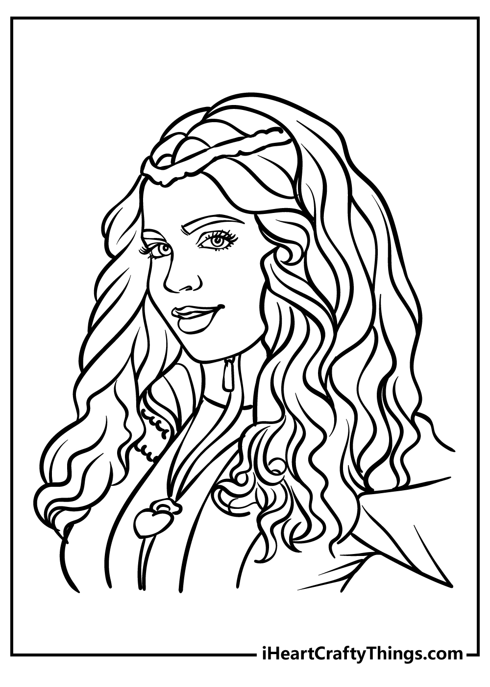 Descendants Disney Coloring Pages 2025 