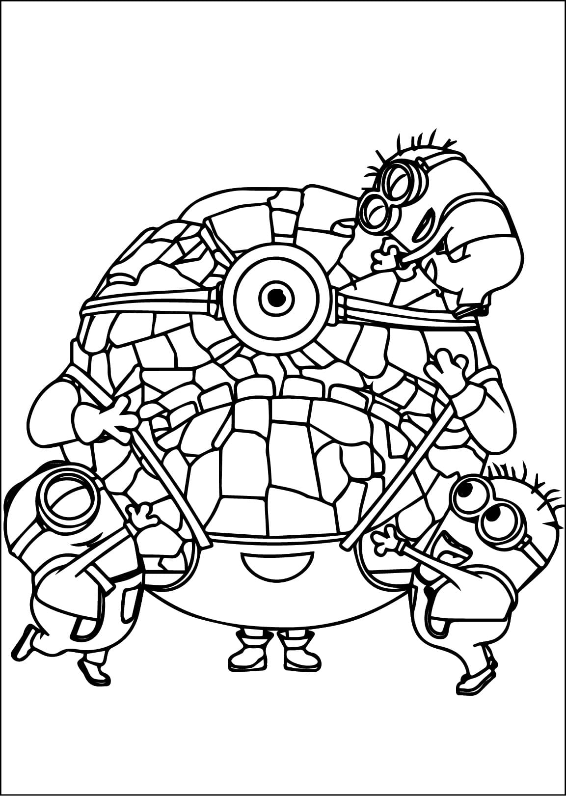 Despicable Me Minion Coloring Pages 2025 Despicable Me Minion Coloring Pages 2025