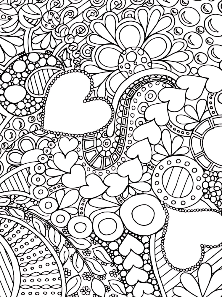Difficult Coloring Pages For Adults