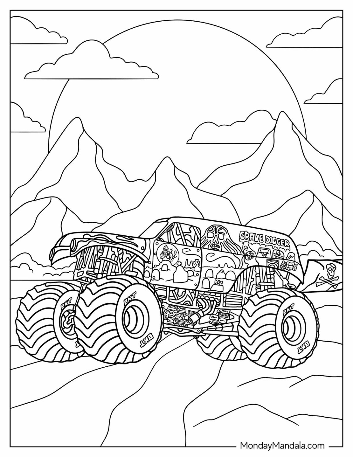 Digger Coloring Pages