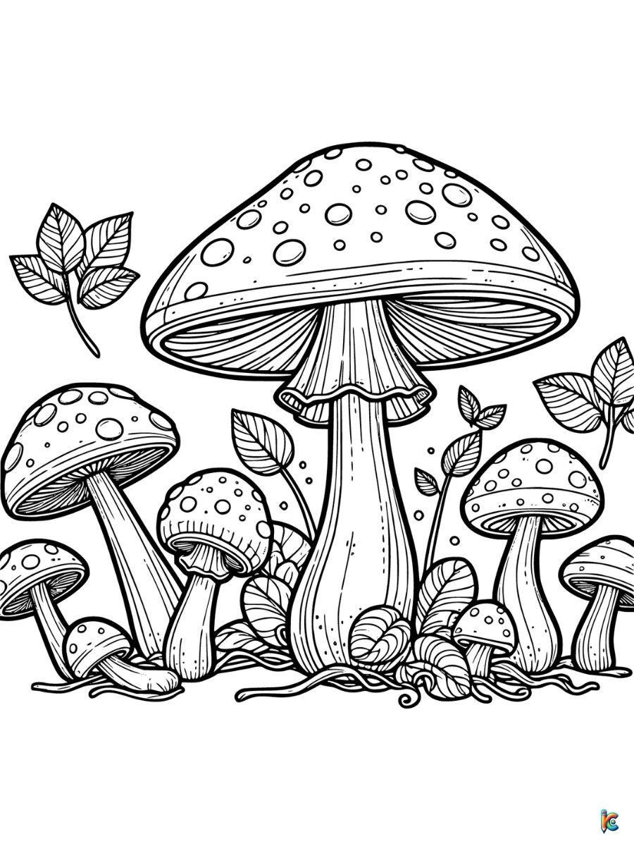 Discover Mushroom Coloring Pages On ColoringPagesKC By Coloring Pages Discover Mushroom Coloring Pages On ColoringPagesKC By Coloring Pages