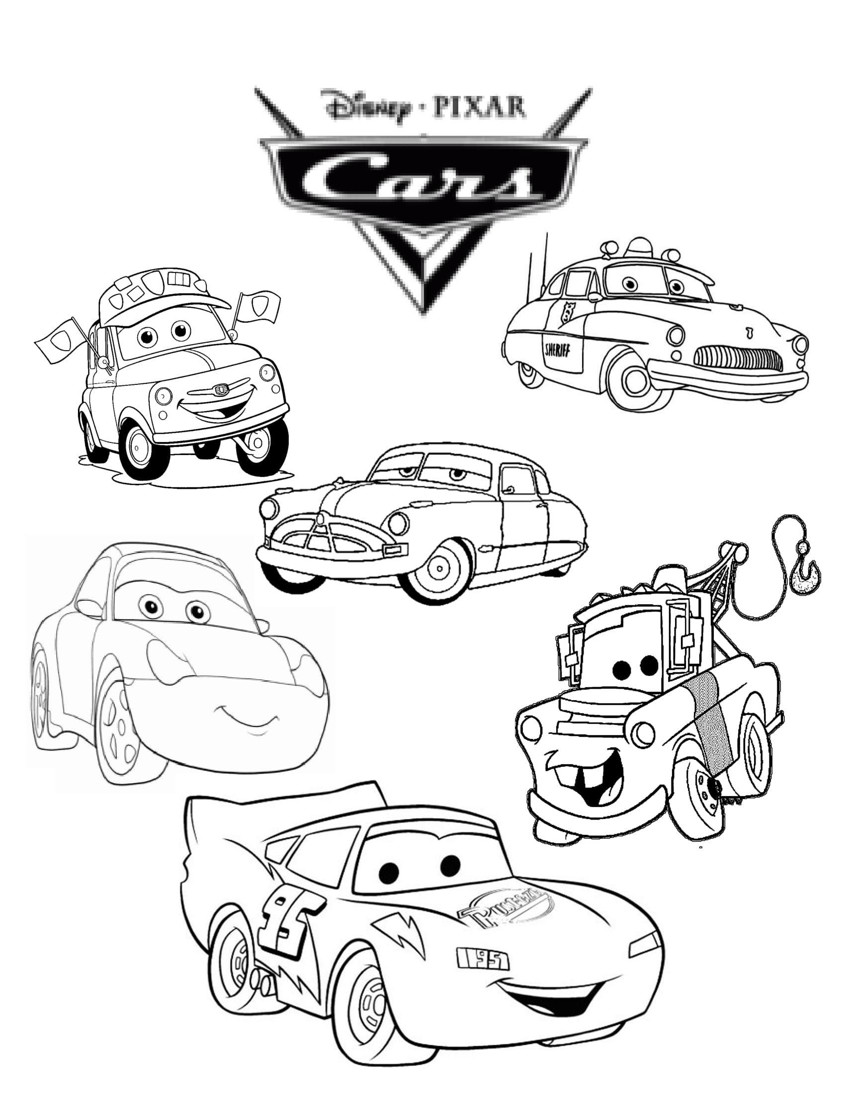cars movie coloring pages cars movie coloring pages