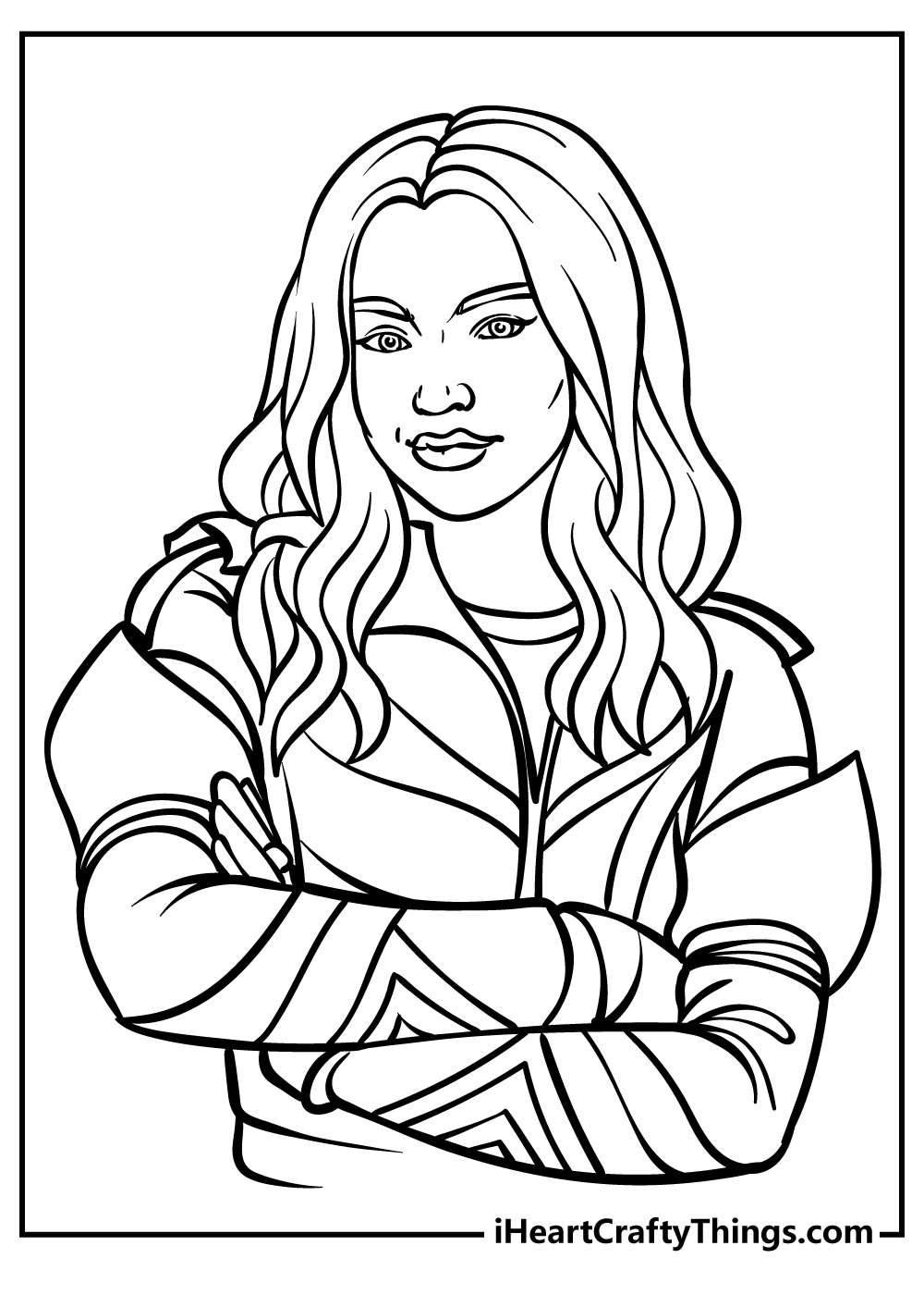Disney Descendants Coloring Pages Coloring Nation