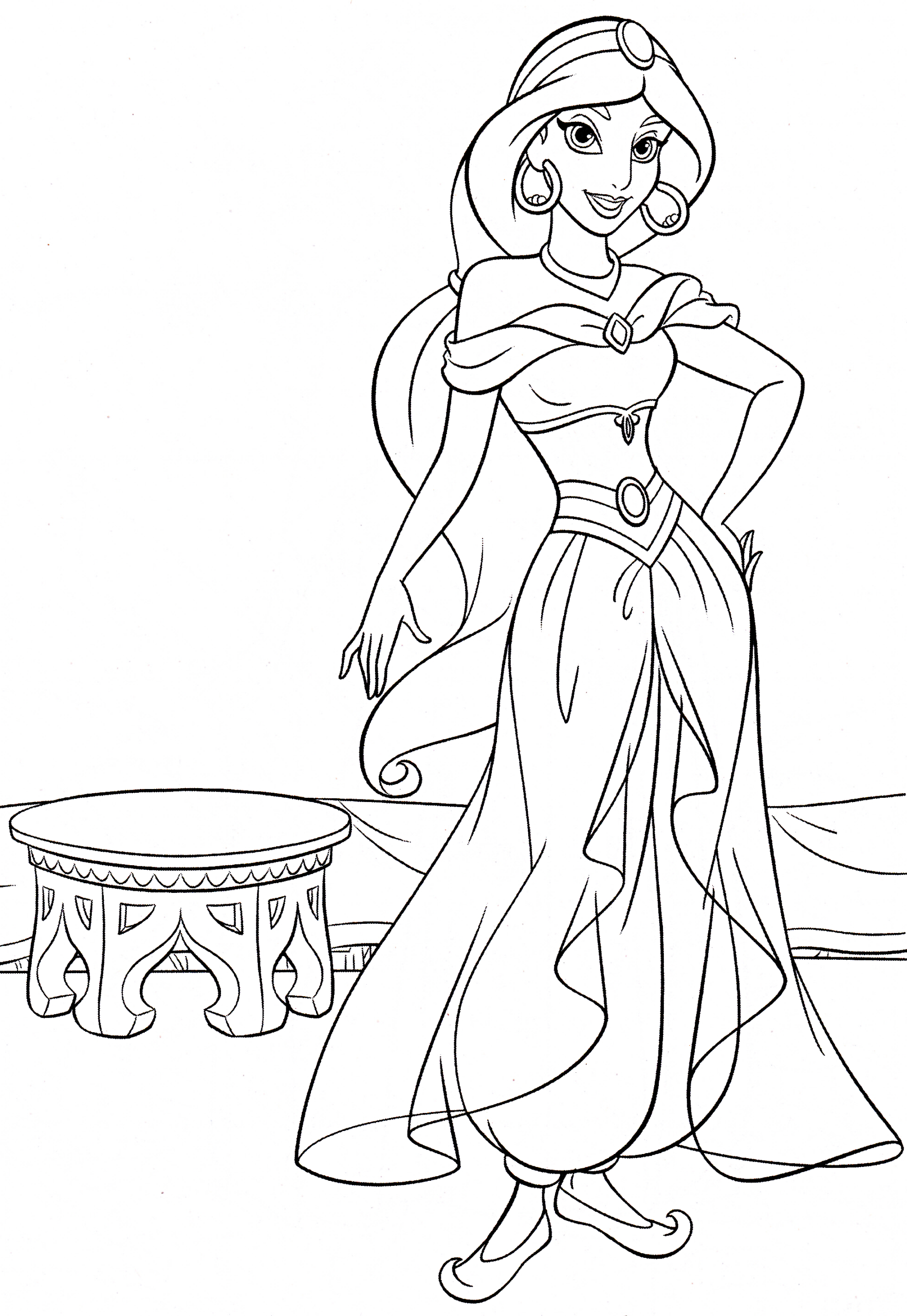 Disney Princess Jasmine Coloring Page Artofit Disney Princess Jasmine Coloring Page Artofit