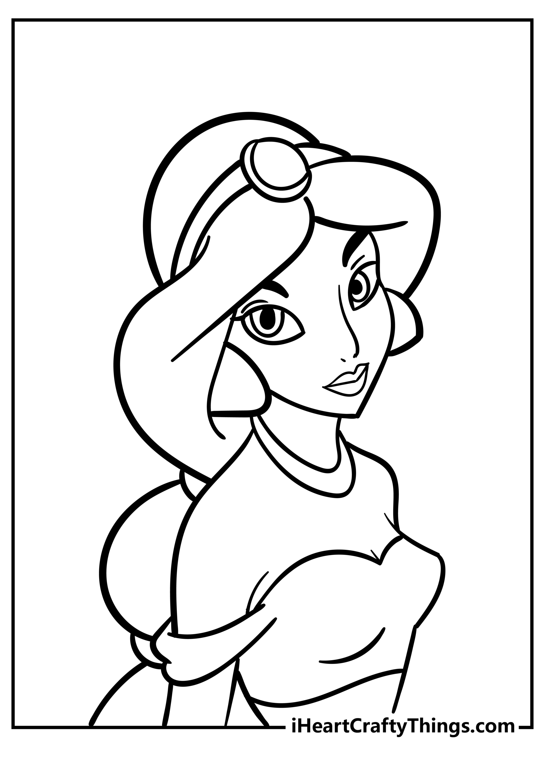 Disney Princess Jasmine Coloring Pages Jenny Printable