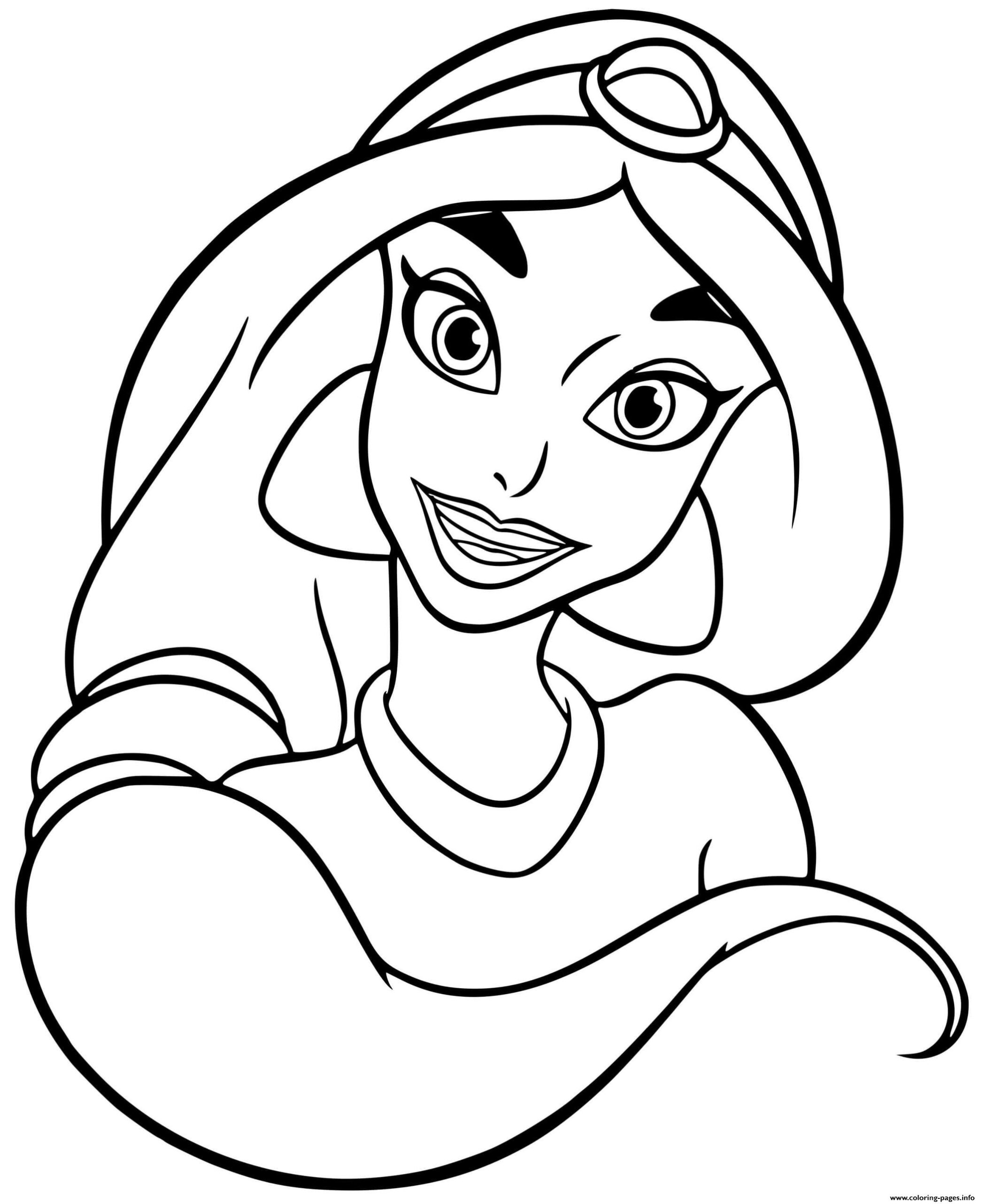 jasmine coloring pages