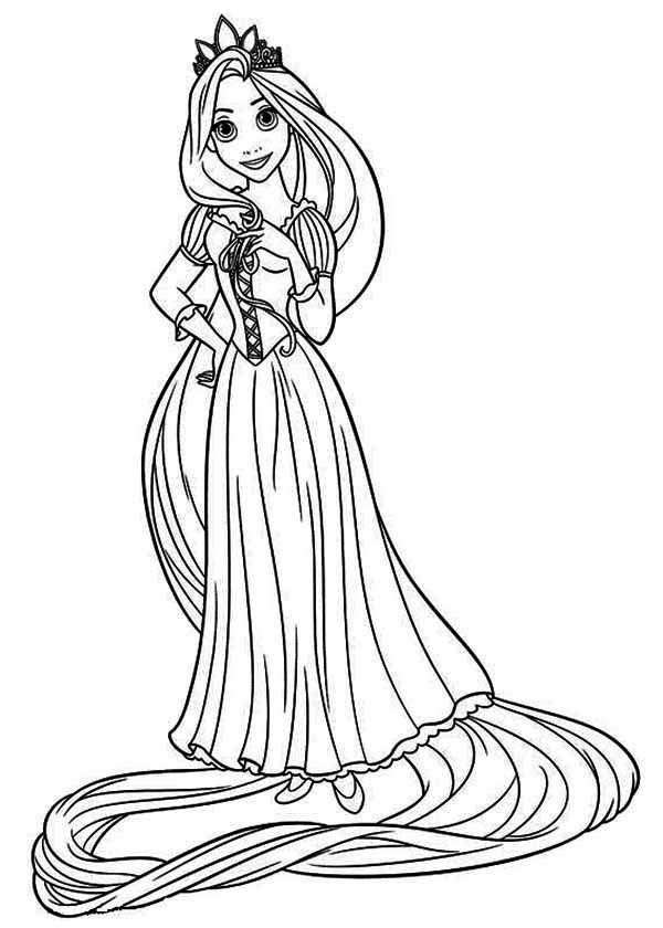princess rapunzel coloring pages princess rapunzel coloring pages