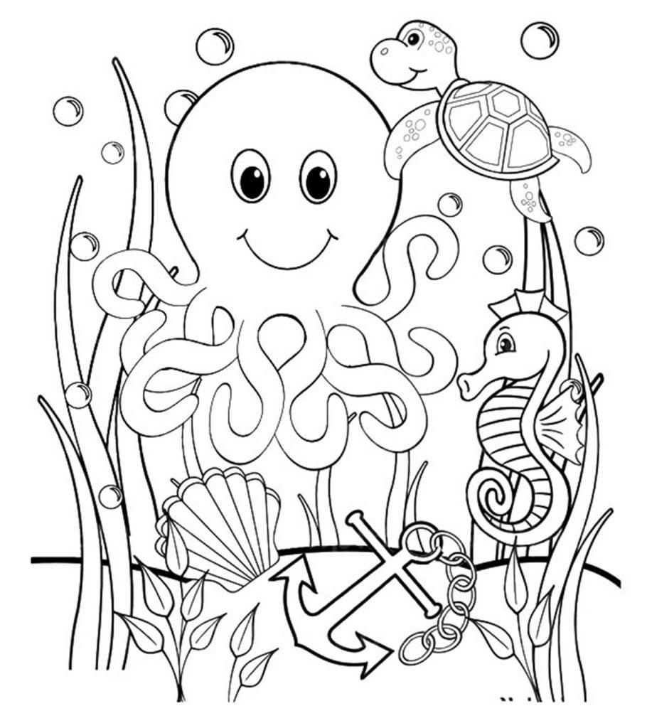 Dive Into Creativity With Under The Sea Coloring Pages PDF