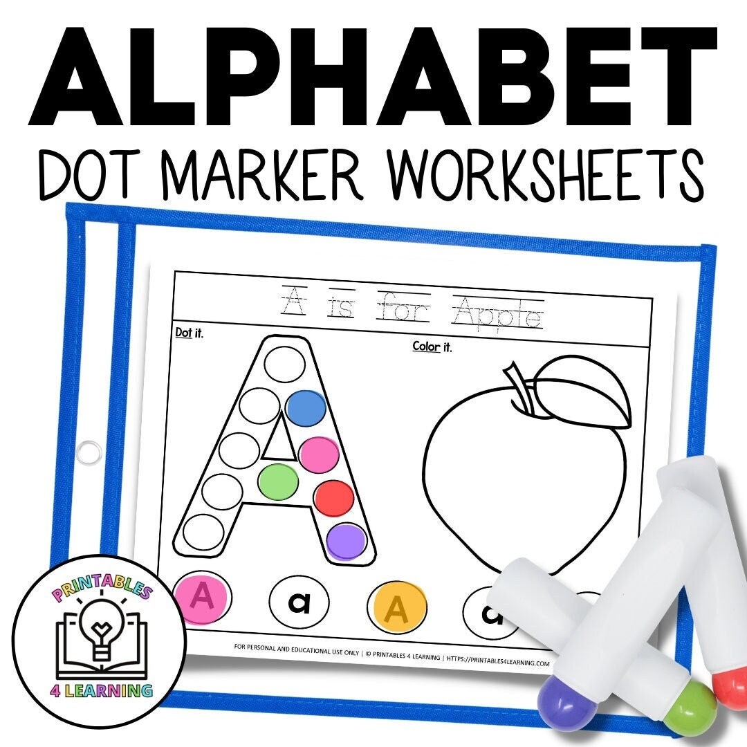 Dive Into Learning With Dot Marker Worksheets Fun And Educational 