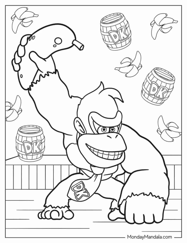 Dk Printable Coloring Pages