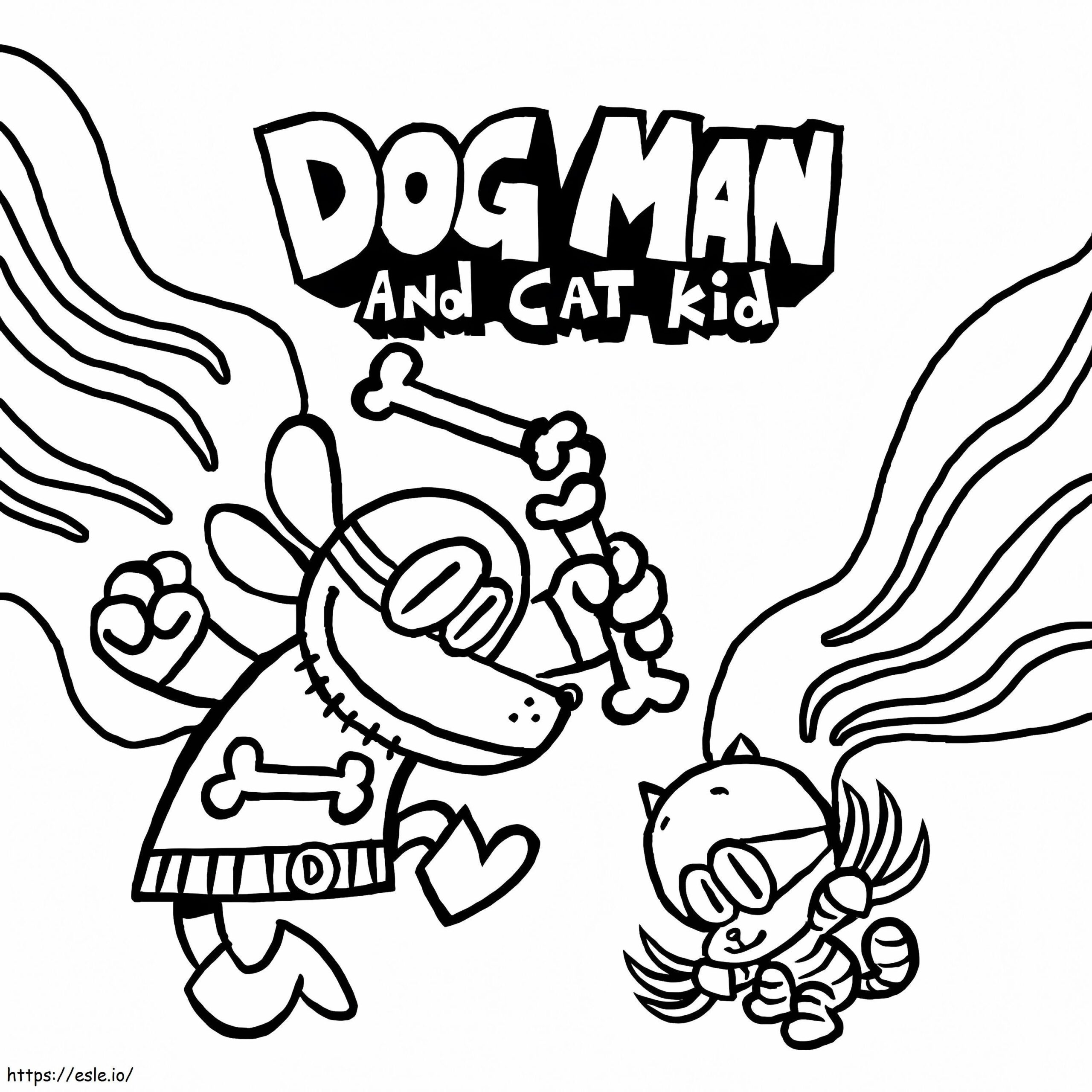 Dog Man 3 Coloring Page