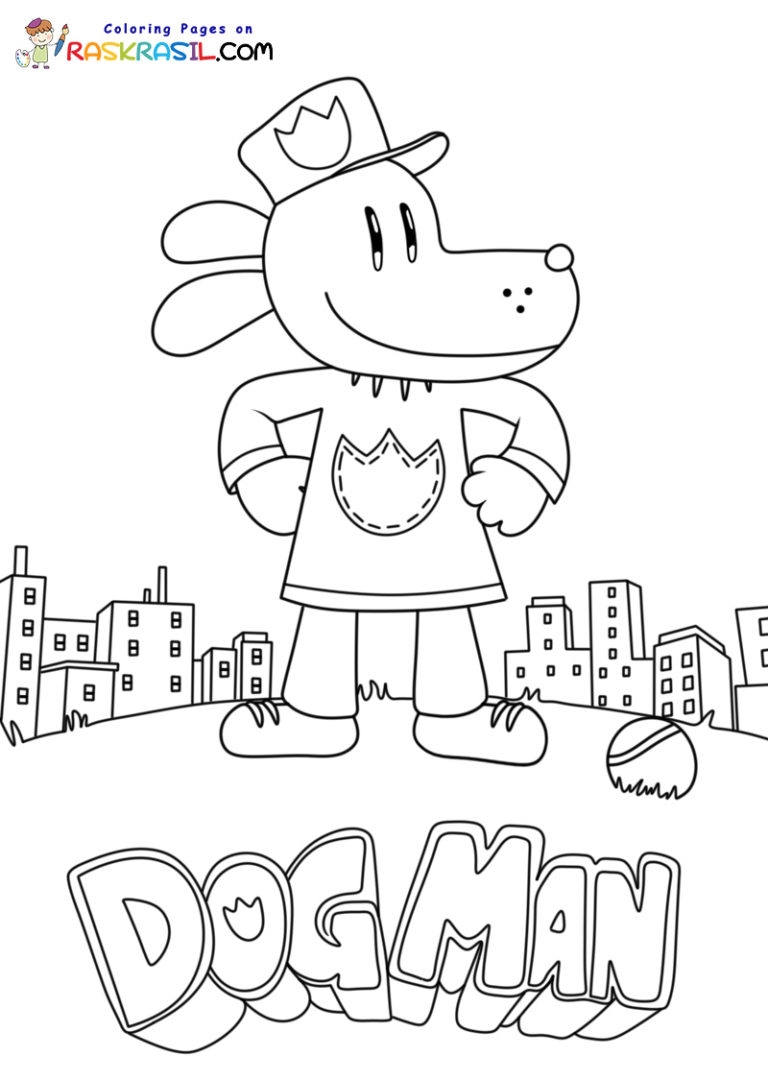 dogman coloring page dogman coloring page