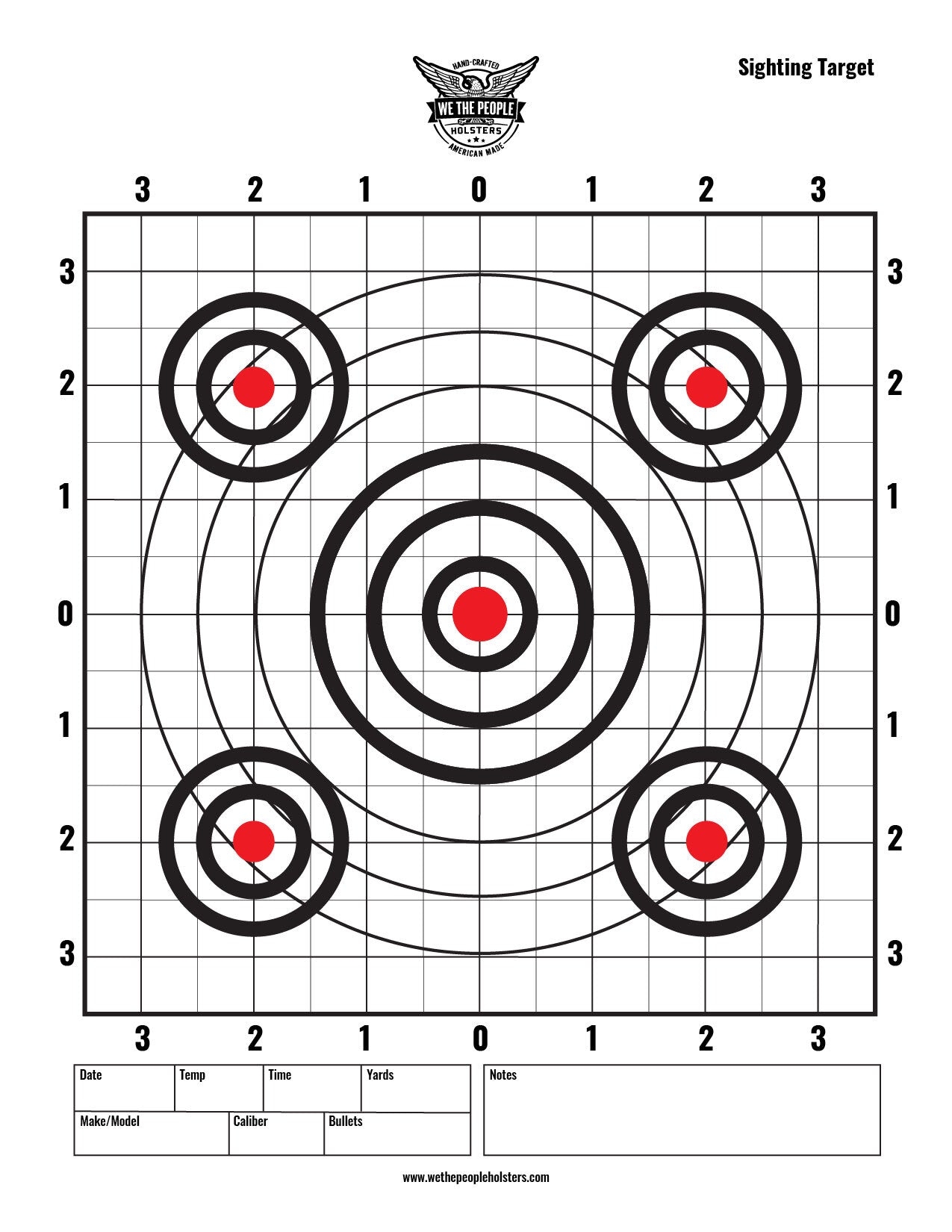 Downloadable Targets Free Shooting Targets Printable Targets
