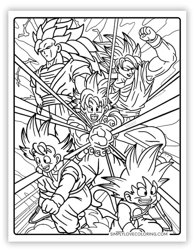 Dragon Ball Coloring Pages
