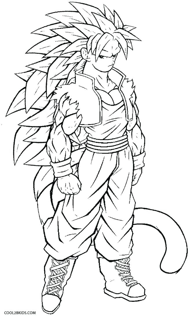 Dragon Ball Z Coloring Pages Goku Super Saiyan 5 At GetColorings 
