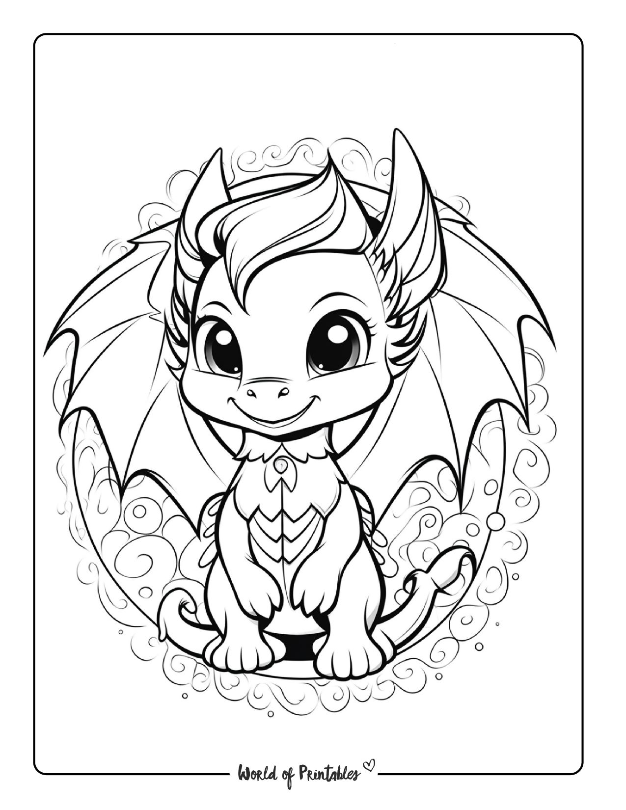 coloring pages of dragons