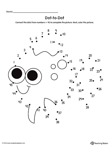 connect the dots worksheets
