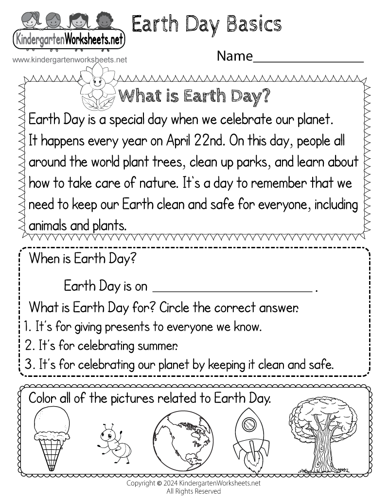 Earth Day Worksheet Free Printable Digital PDF Earth Day Worksheet Free Printable Digital PDF