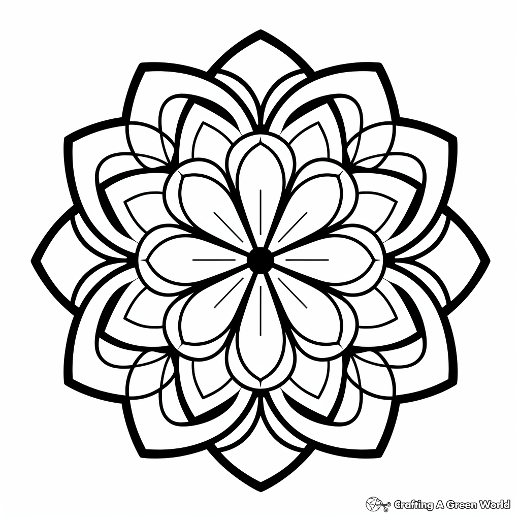 Easy Mandalas Coloring Pages 2025 