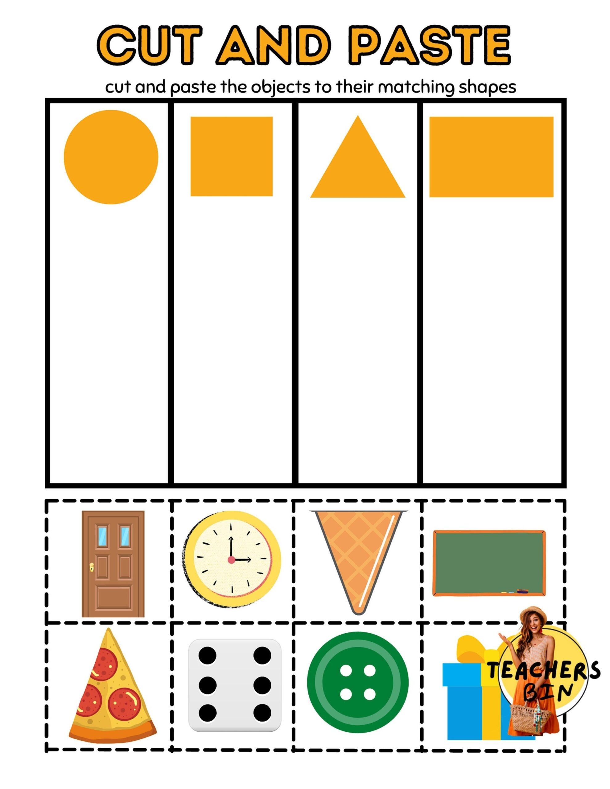 Editable Cut And Paste Shapes Activity Worksheet For Etsy Editable Cut And Paste Shapes Activity Worksheet For Etsy