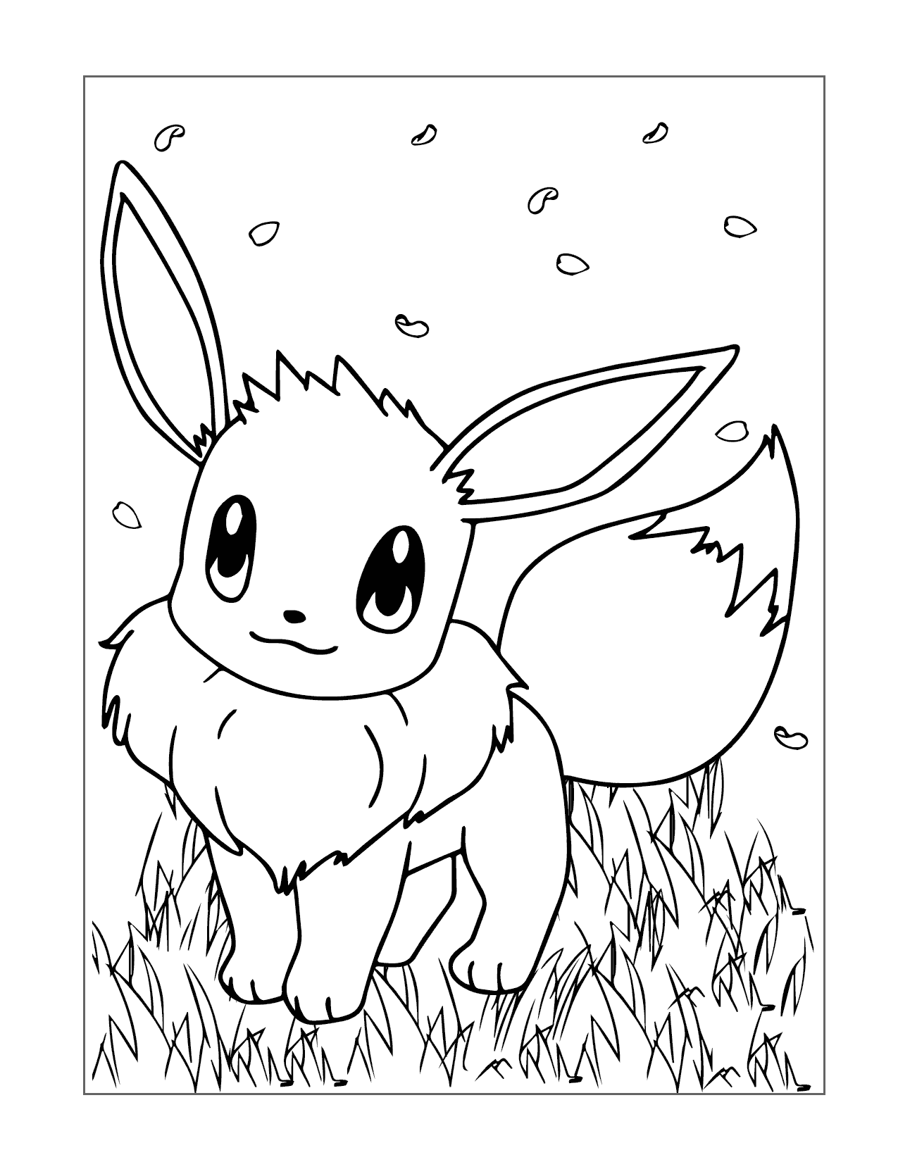 Eevee Coloring Pages Printable Coloring Pages FREE