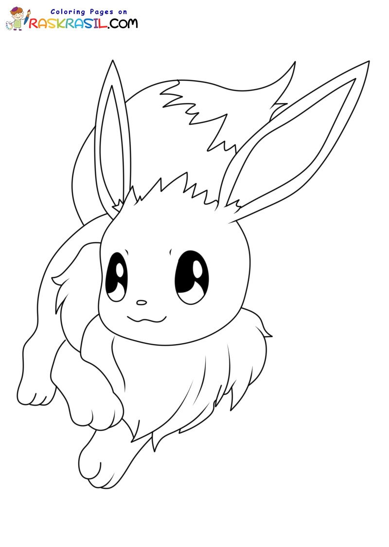 eevee coloring page