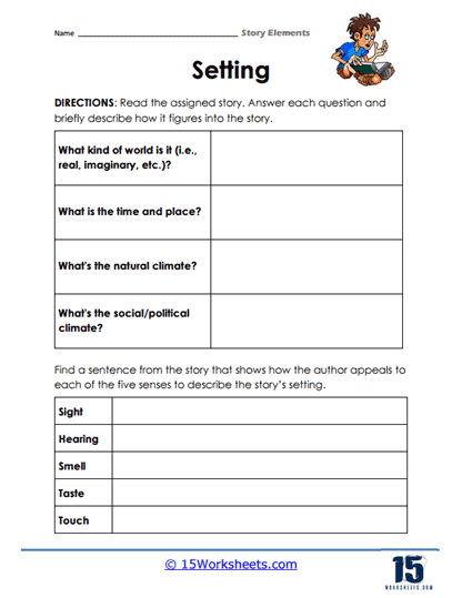 Elements Of A Story Worksheets 15 Worksheets Library Worksheets Library