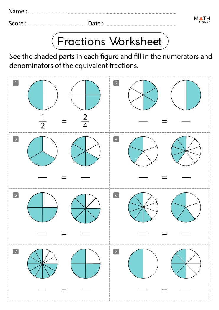 Engaging 3rd Grade Fractions Worksheets Math Practice For Kids