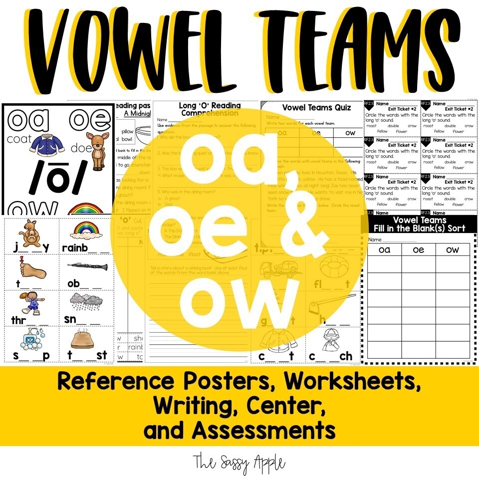 Engaging Vowel Teams Worksheets For Effective Learning
