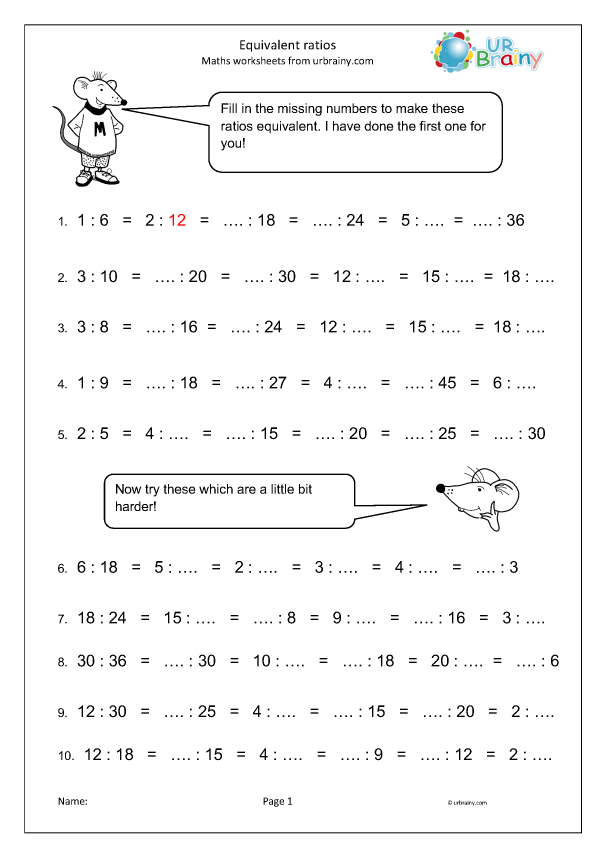 Equivalent Ratios 6th Grade 6th Grade Math USA Worksheets Library Equivalent Ratios 6th Grade 6th Grade Math USA Worksheets Library