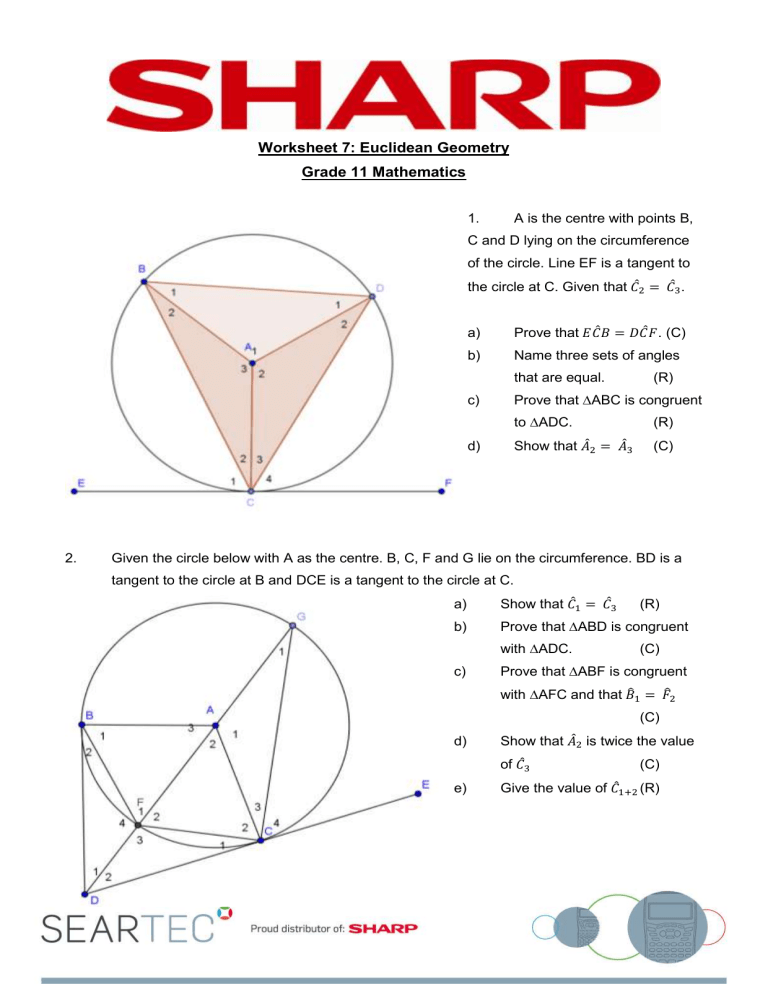 simple euclidean math worksheet simple euclidean math worksheet