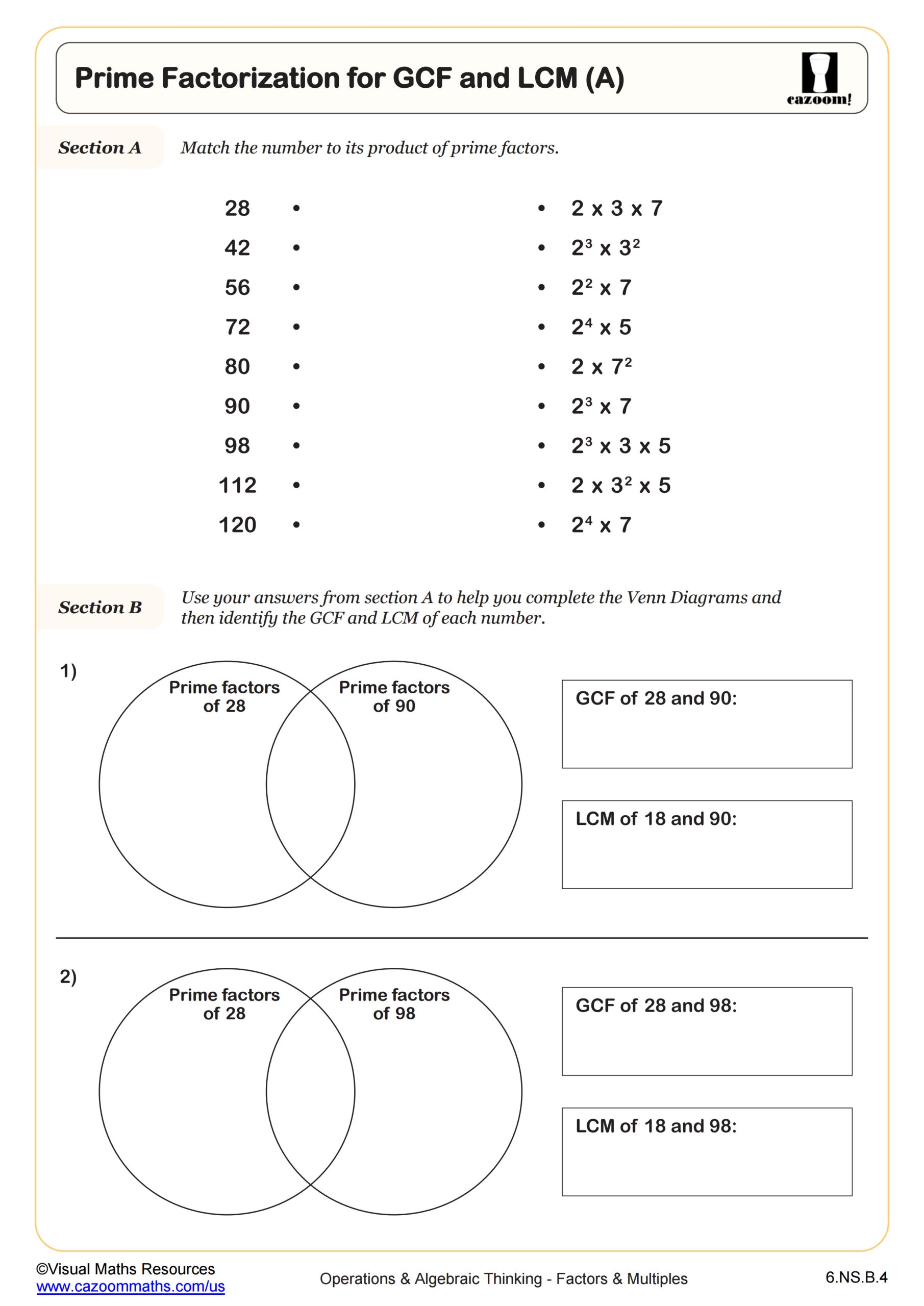 factorization by grouping worksheet