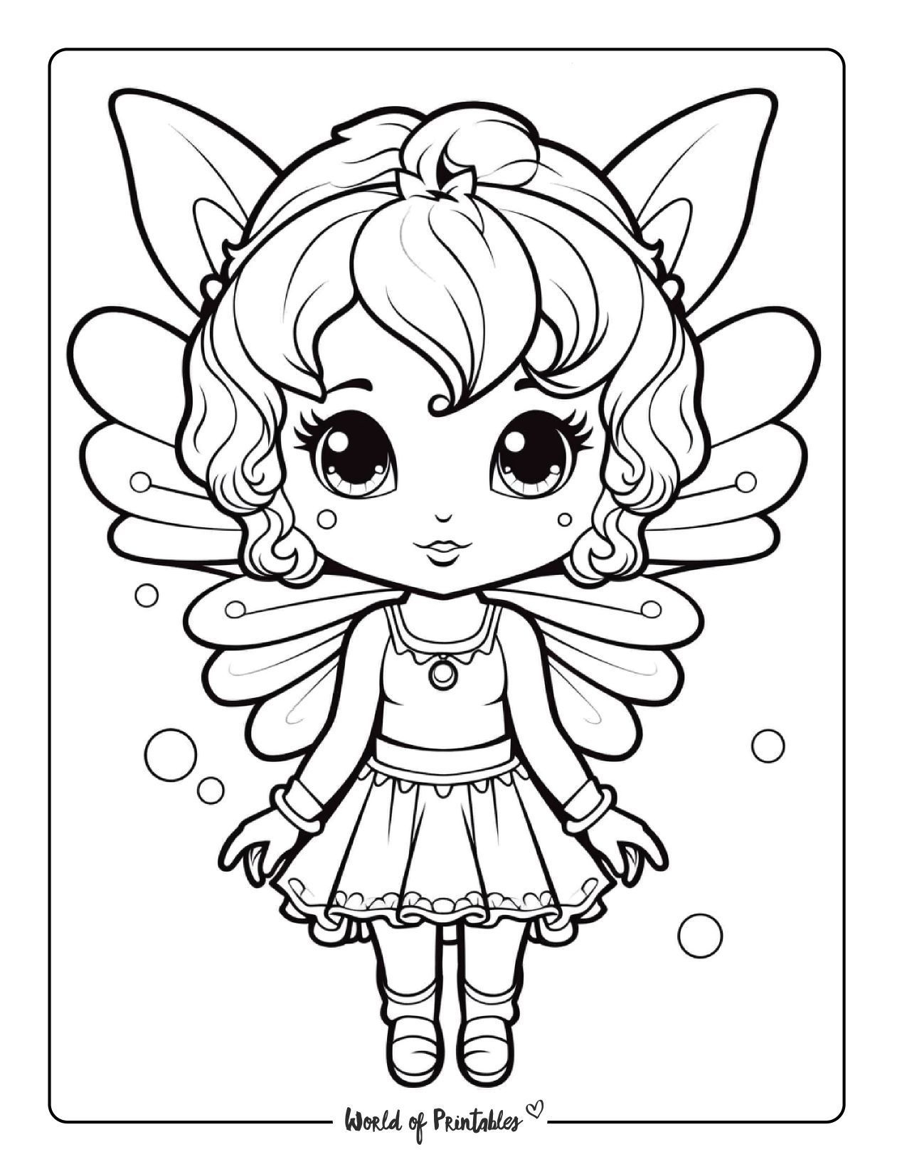 Fairy Coloring Pages Printable Free Printable AT A GLANCE