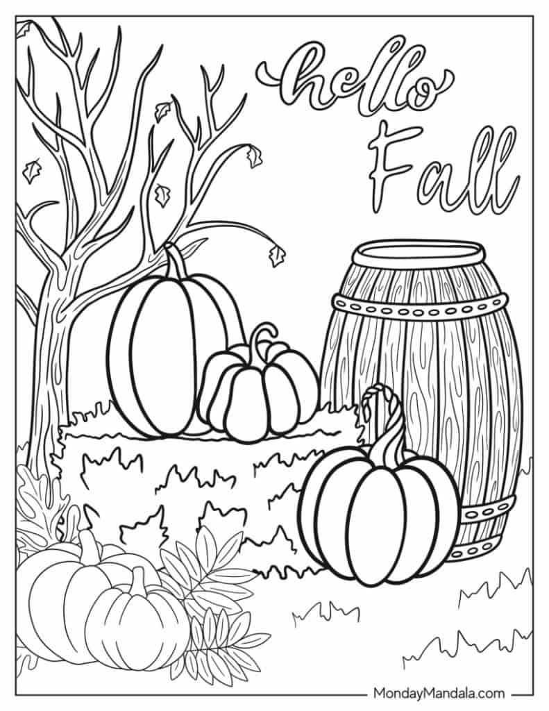 Fall Coloring Worksheets FREE Printable Autumn Coloring Pages For Fall Coloring Worksheets FREE Printable Autumn Coloring Pages For
