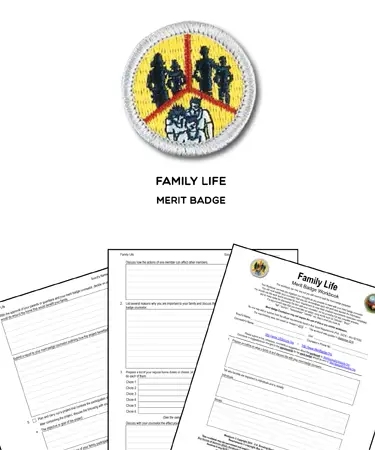 Family Life Merit Badge WORKSHEET REQUIREMENTS Family Life Merit Badge WORKSHEET REQUIREMENTS
